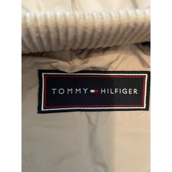 Tommy Hilfiger Quilted Winterwith Hood Puffer Coat Medium - Picture 4 of 13